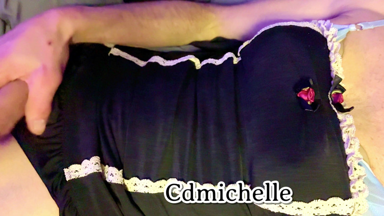 Cd Michelle lingerie: Cdmichelle Wearing Wifes Spodní Prádlo Super Stříkání Kde