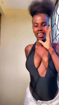 Sexy Natural Kenyan Ebony Babe Short Clip Just for You #03