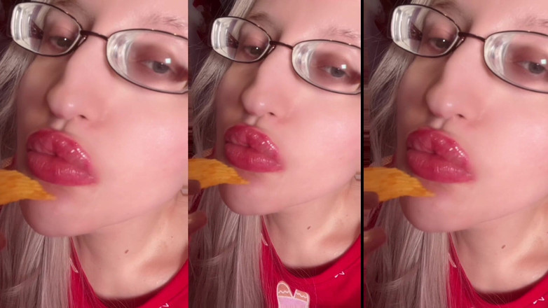 FinDom Goaldigger: Asmr Chips Potato Eating Dengarkan headphone