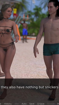 Cennet şehri: seksi giyinmiş ateşli evli kadın kocasıyla plajda yürüyor - bölüm 10