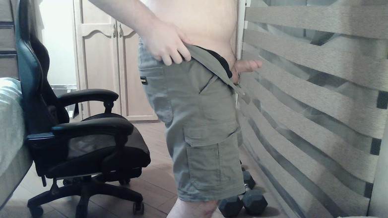 Himbo_Fox: Svalnatý hřebec dřepne bez spodního prádla