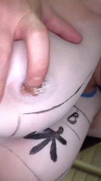City-bold G Cup Tease on a Sultry Body-paint Exposed Date Phase.2