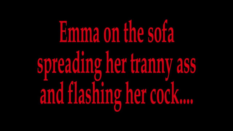 EmmaLeeTV - Nylon Fetish Tranny: Transanny Emma Lee stoking merah tiada seluar dalam menjolok pantat