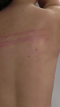 Megi Spanking Machine - Bare Back Whipping