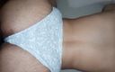Sexy Yasmeen blue underwear: El culo de la vecina es tan caliente