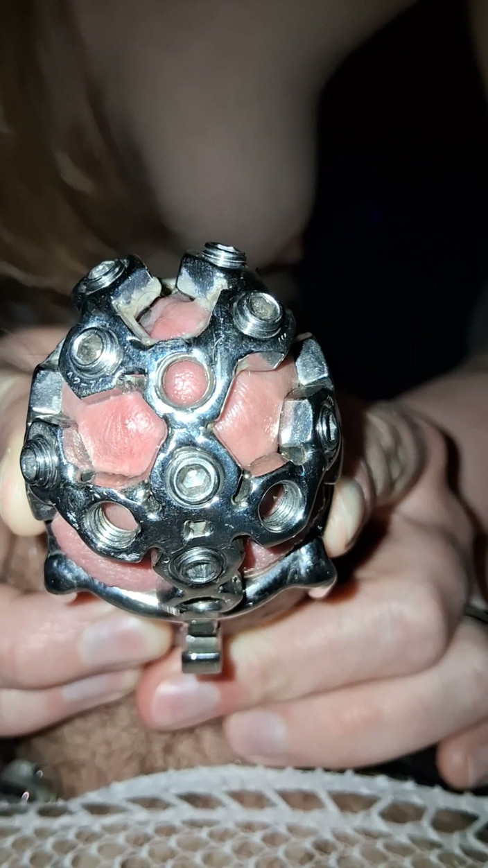 Mistress Rae: Letting Hubby Out of His Spiked Cage