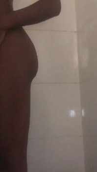 Watch as Ebony Teen Goddess Takes Shower After Fucked by BBC Soapy Shower