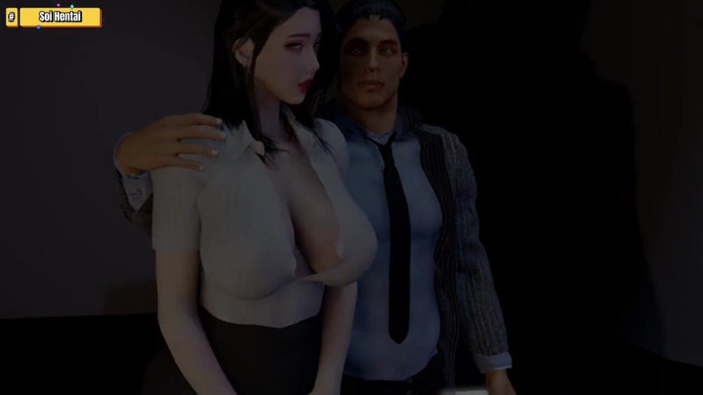 Soiyu Hentai: Người đẹp vú to bí mật và ông chủ -hentai 3d không bị kiểm...