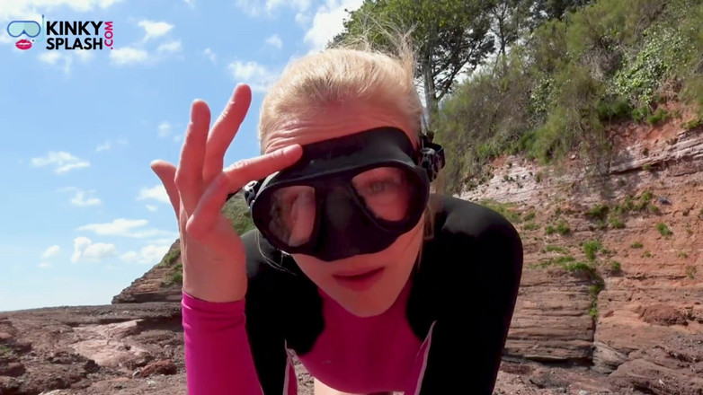 UKCuteGirl Lucy Lauren: Dalış maskesi 31 talimatı: vuruş, itaat ve benim için boşalma