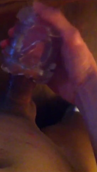 Jon Arteen Is a Slim Twink Wanking His Shaved Dick with a Lubed Fleshlight Quickshot Vantage Until Moaning Big Cumshot