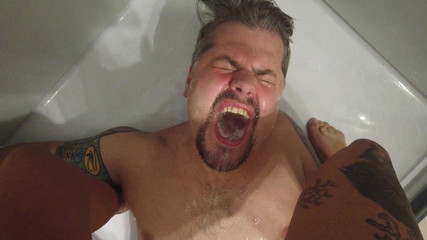 Thumbnail of POV Girl Pisses on Tattooed Guy in the Shower