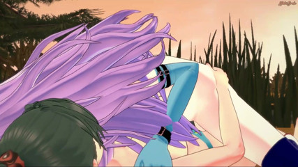 Hentai Smash: Florina has lesbian sex with Lyn, rides her strapon. Fire...
