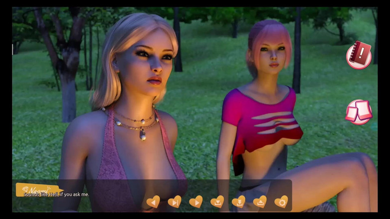 Johannes Gaming: Ajutând bunăciuni # 4 - Johanne s-a trezit legată de un copac și așa......