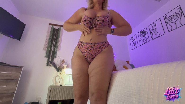 Lila Lovely: Stepmommy Owns That Cock Firm Edging JOI