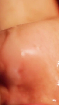 Sensual close-up do boquete para meu marido - gozada na boca e gozada