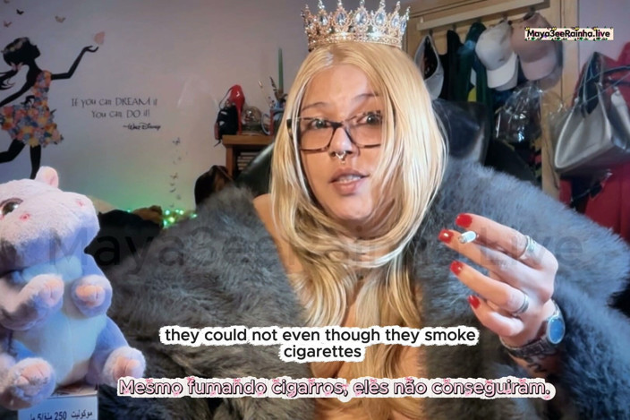 Goddess Maya3ee Rainha: Diamonds on My Lips Bunda Fatal in Your Face - Chodź...