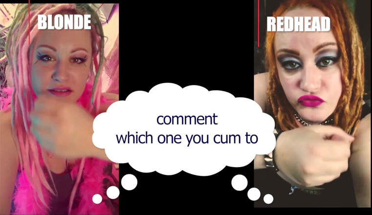 Campsissyboi: Comente qual fez você gozar loira ou ruiva em versão...