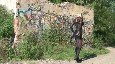 Walking outdoors