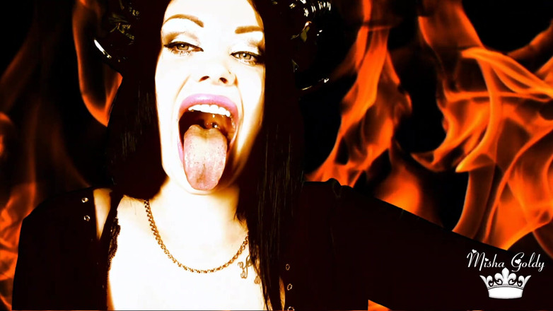 Goddess Misha Goldy: Demon munfälla!