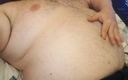 Bigpisser: Superchub Showing of Big Belly and Tits
