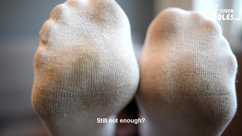 Czech Soles - foot fetish content: He can't take the smell of Didi's feet and socks