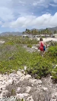 Wife Sharing on Nudist Beach While Hubby Records, Teenage Slut Gets Fucked by a Random Guy on a Nudist Beach