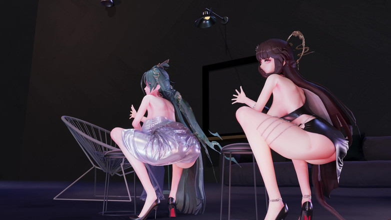 MikuMotion: Mmd Brave Girls-rollin', dans în cuplu, dans coreean, lenjerie, striptease
