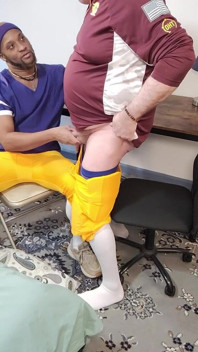 Coach Teaches Player How to Handle Balls