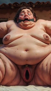 Ssbbw in bondage - wanhopig met dik breed nat poesje