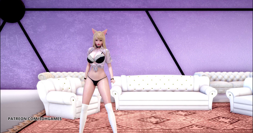 3D-Hentai Games: HyoMin - bel corpo ahri spogliarello sexy