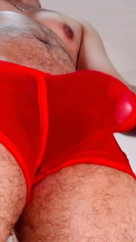 Stud Cumming in His Underwear