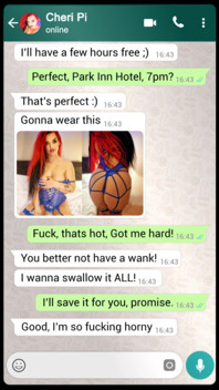 Cheri Pi Whatapp Sexting an Old Man