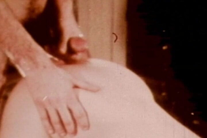 Japan Babe: Sepia retro-analschleife mit Nahaufnahme retro-anbetung der hintertür