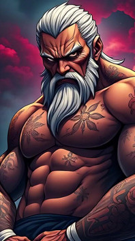 Ai Muscle and Fantasy Tatoo Men
