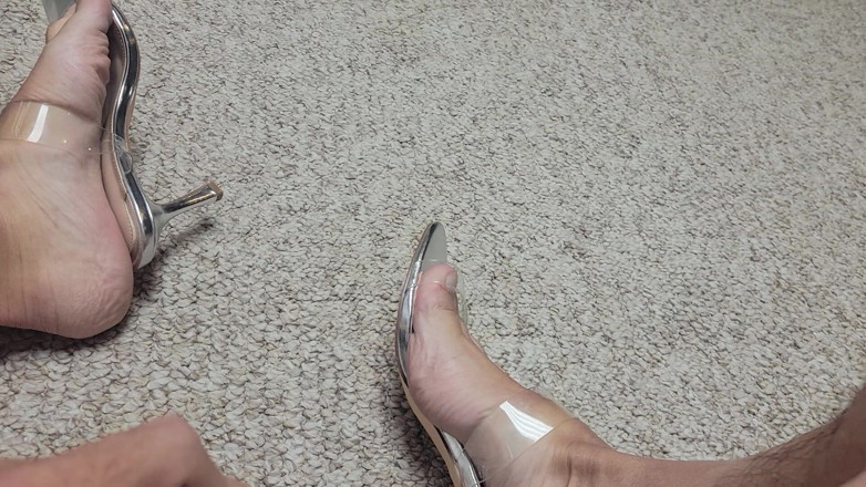 Feet Lover: Ficken, absätze und sperma!