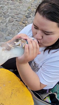 Gape My Asshole with Your Cock and Give Me Your Cum and Piss to Drink It in Public