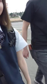 Outdoor Tease. Mischievous Girl and Controlled Release Part1