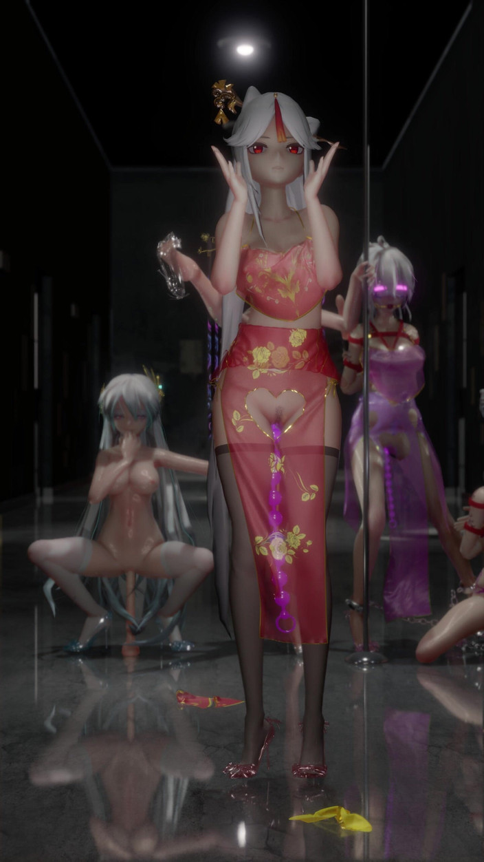 MikuMotion: [mmd] siyah ipek yoğunlaştırma, Taoyuan aşk şarkısı, erotik antik tarz cheongsam,...