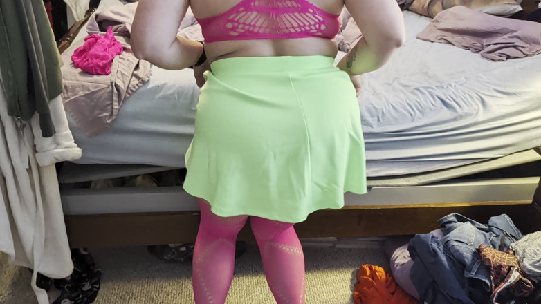 Always Fun No Pants: Hot Wife Tries on New Outfit!