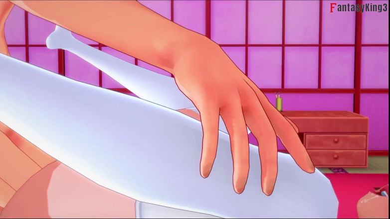 Fantasy king: Jane porter footwork ngentot dengan lingerie seksi - tarzan