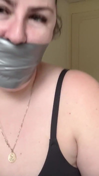 Lacey - Self Gag Fun and Orgasms After Gym Part 1