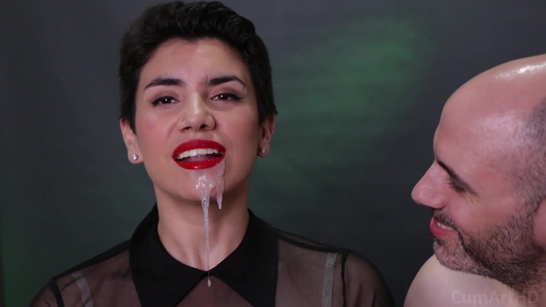 TheArtOfCum: Heißes sperma tropft aus dem mund