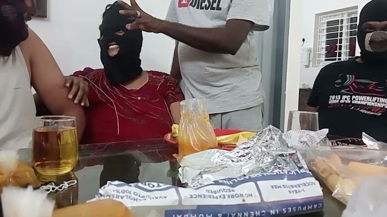 Priya aunty: Dining Table Hot Dirty Foreplay Talking