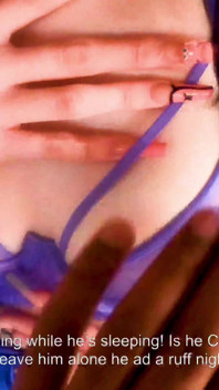 18 Year Old Petite Student Fucks BBC Roommate While Boyfriend Naps Next to Her - Risky Cheating Cum Swallower