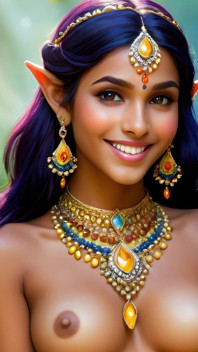 Bonita peituda nua indiana elf girl com Mangel-wurzel