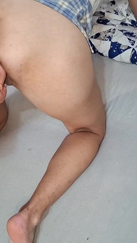 Double Penetration of a Tiny Teen's Pussy Beautiful Ass