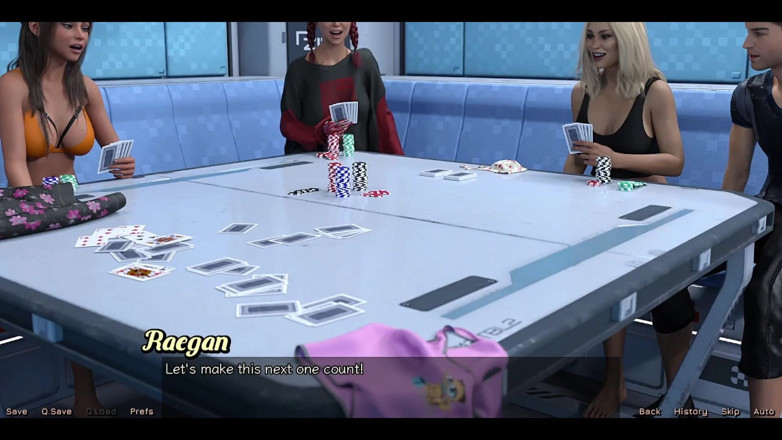 AVN Teller: Preso no espaço - Strip Poker