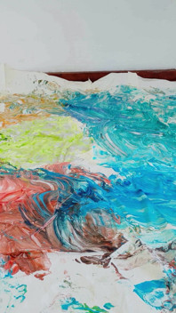 Foot Art - Painting with Feet