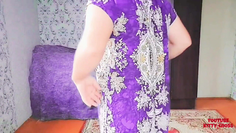 Kitty_Cross: Handloses abspritzen, sex-barmädchen, süßer junger schlampen-ladyboy-hintern in einem netz und...