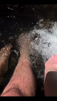 Rushing Water Against My Hirsute Legs